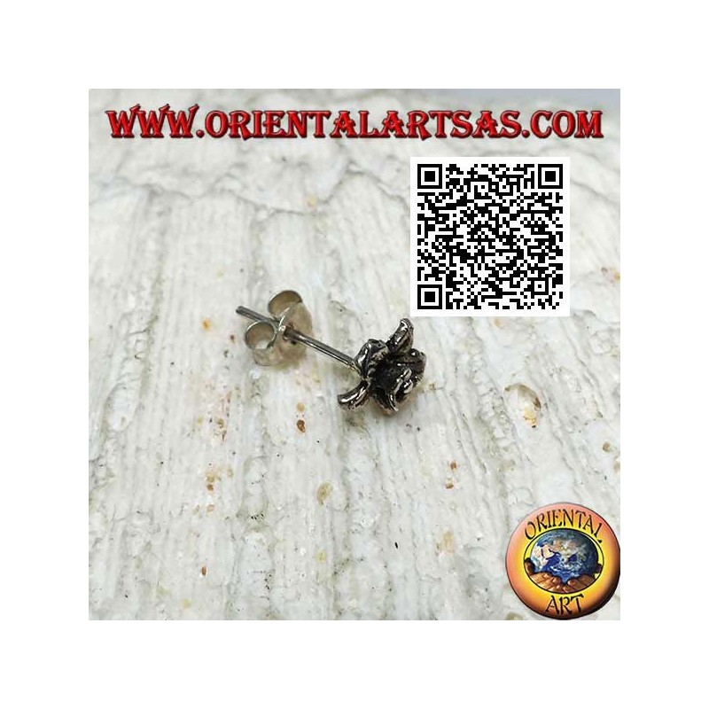 Pendiente mini plata, la flor (varios tipos)