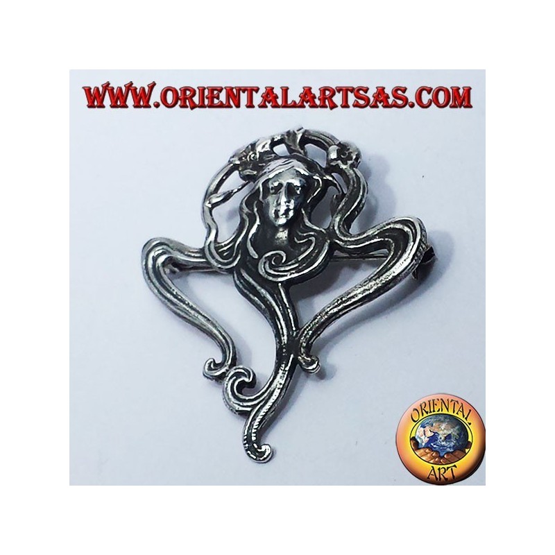 Broche / colgante de plata de Venus