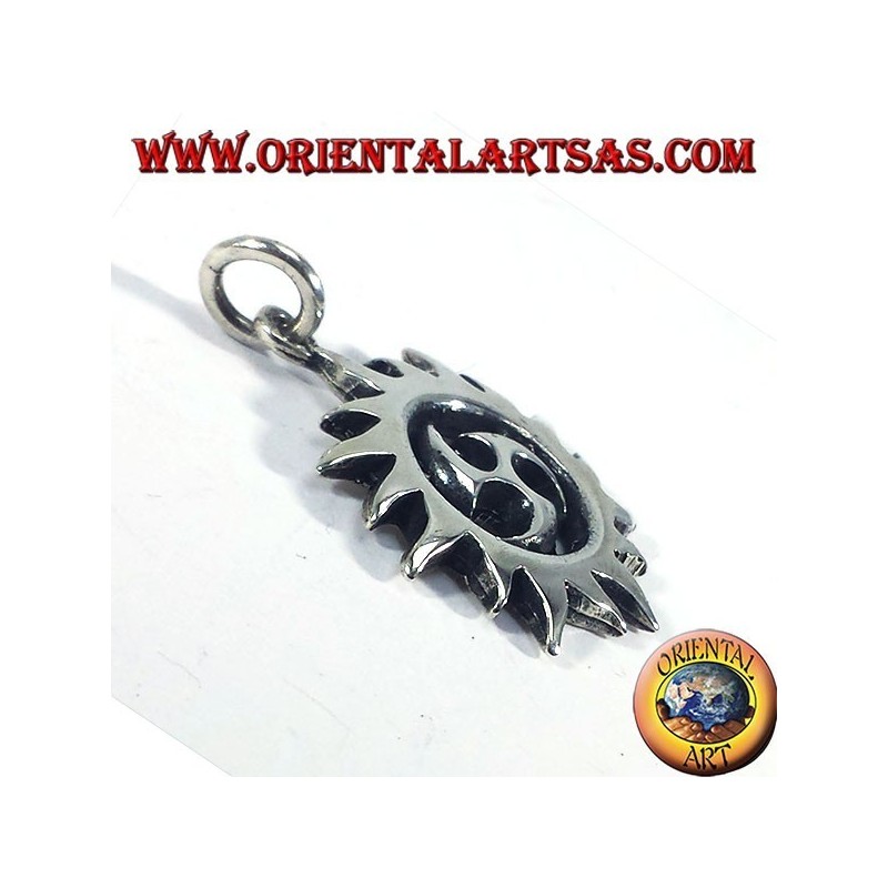 Anhänger aus Silber Solar Tomoe