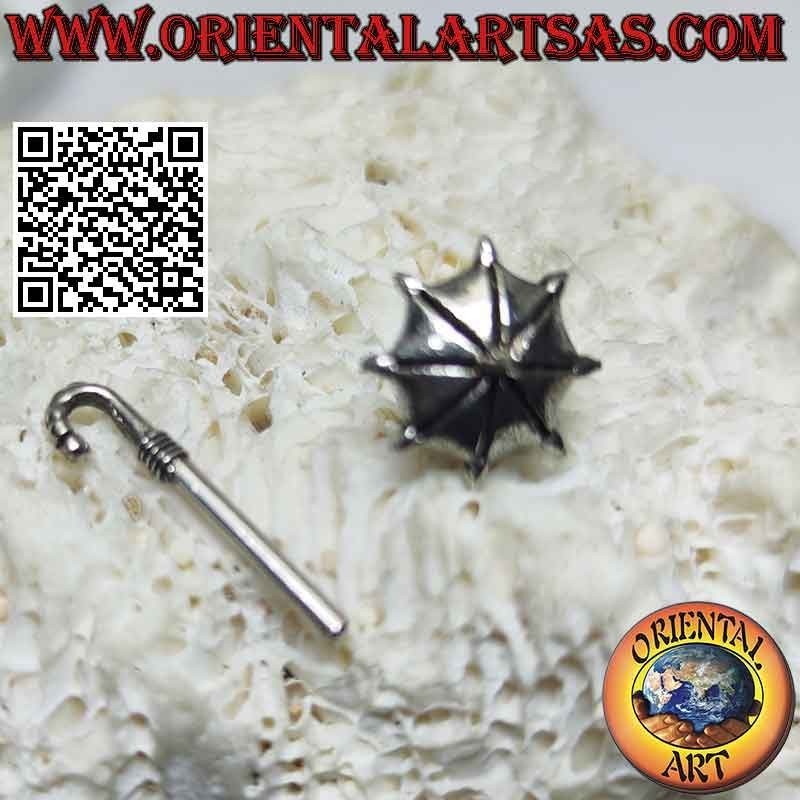 "Special" silver earring, the umbrella