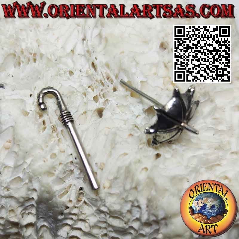 "Special" silver earring, the umbrella
