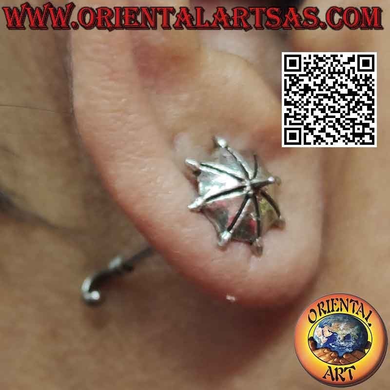"Special" silver earring, the umbrella