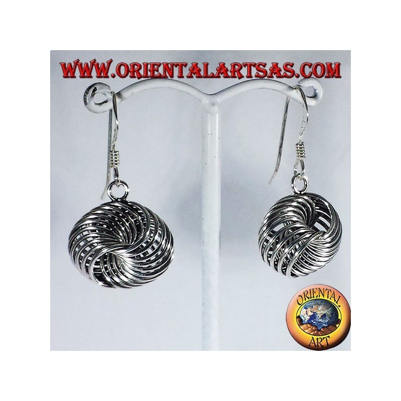 silver earring, ring node