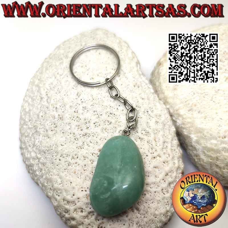Healing Aventurine Metal Keychain | Oriental Art