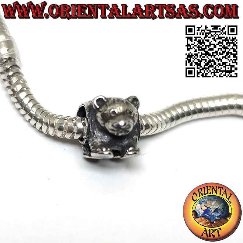Charms in argento 925‰ , l'orso bruno