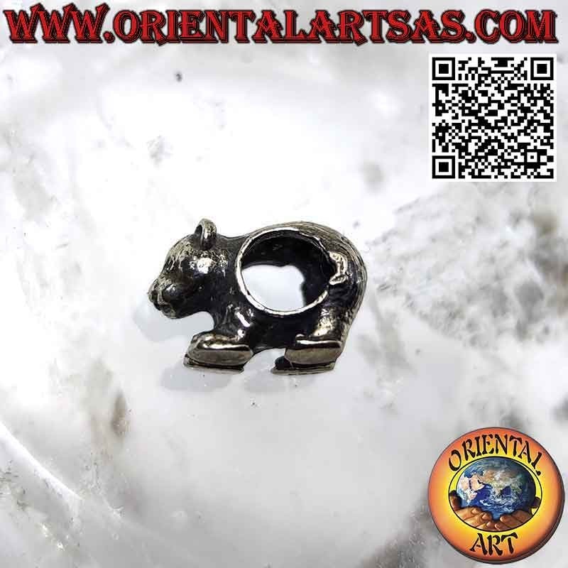Silver charms in 925 ‰ silver, the brown bear