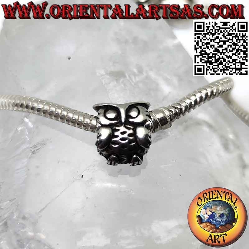 925 ‰ silver charms, the owl (A)
