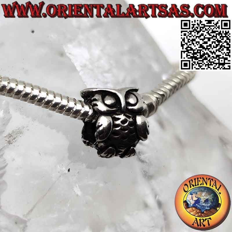 Charms in argento 925‰ , il gufo (A)