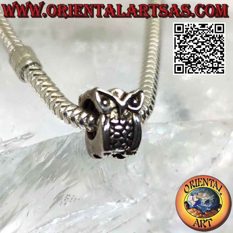 Charms in argento 925‰ , il gufo (B)
