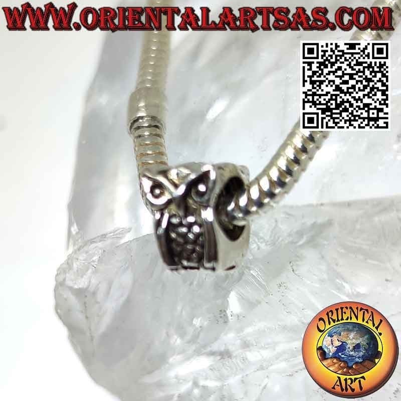 Charms in argento 925‰ , il gufo (B)