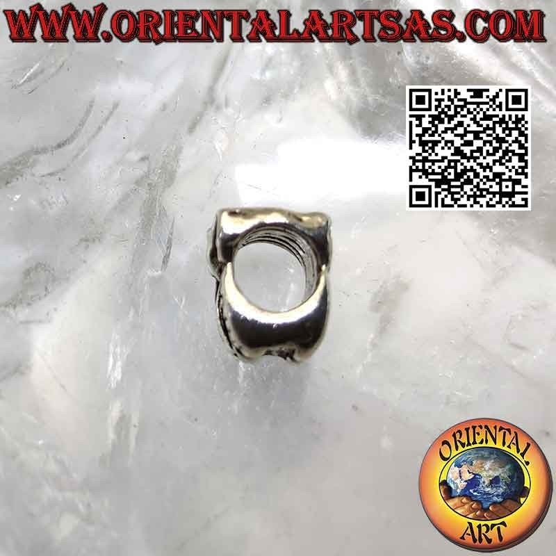 Breloques en argent 925‰, la chouette (B)