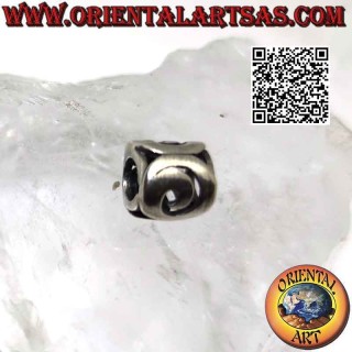 Dijes de plata en plata 925 ‰, la espiral lisa