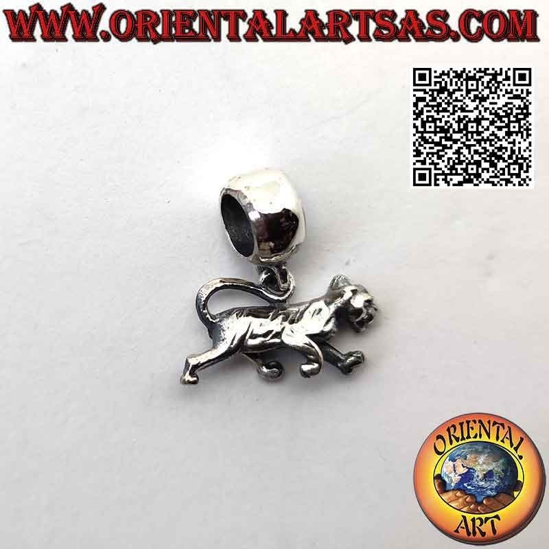 Charms de plata en plata 925 ‰, el guepardo (colgante)