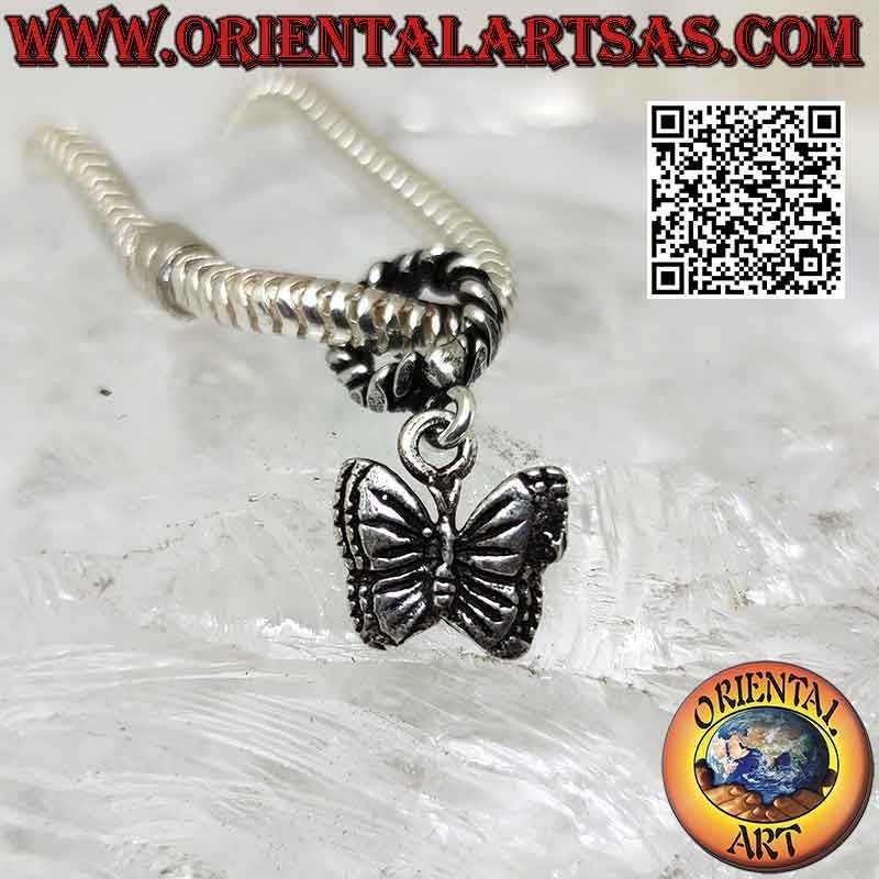 Dijes de plata en plata 925 ‰, la mariposa (colgante)