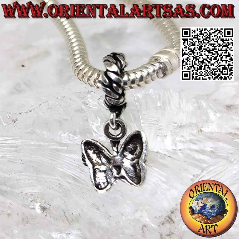 Dijes de plata en plata 925 ‰, la mariposa (colgante)
