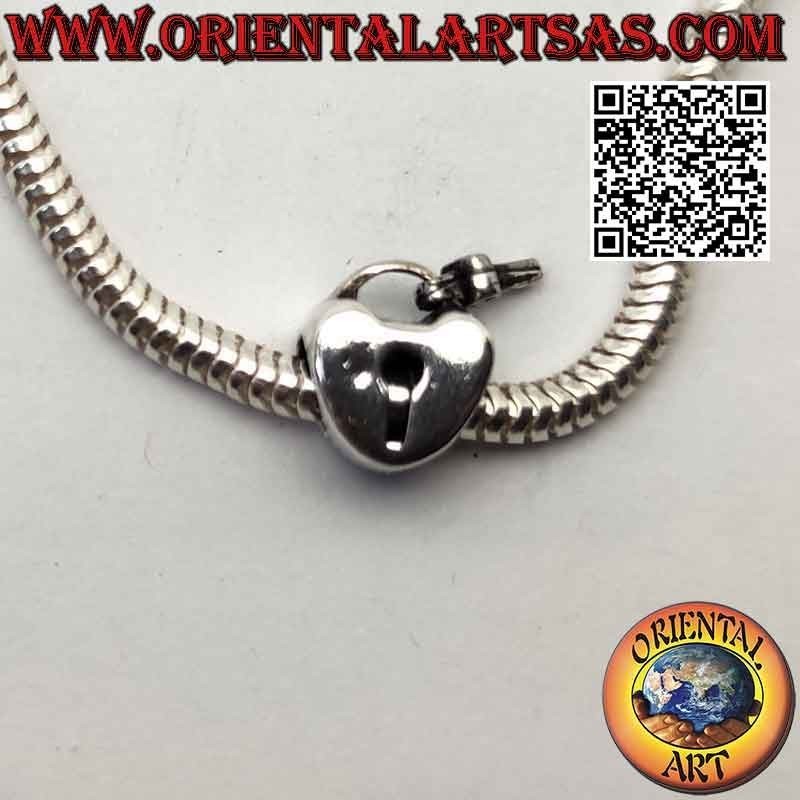 Charms in argento 925‰ , il lucchetto dell'amore
