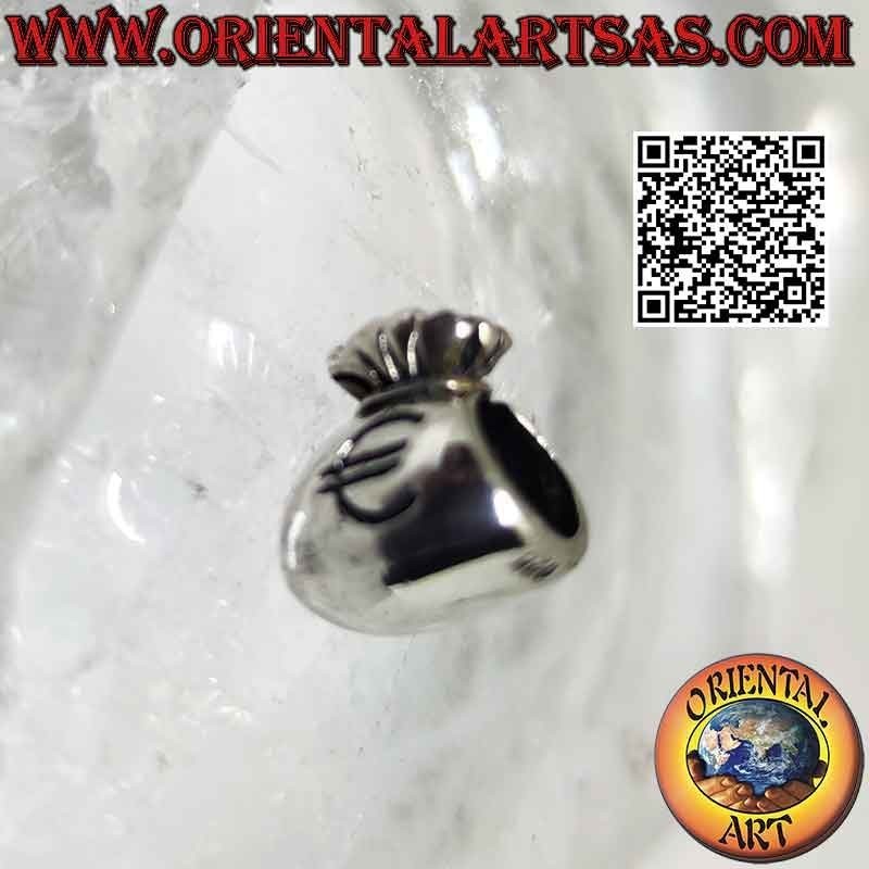 Dijes de plata en plata 925 ‰, el saco de dinero