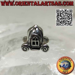 Silver charms in 925 ‰ silver, the carriage
