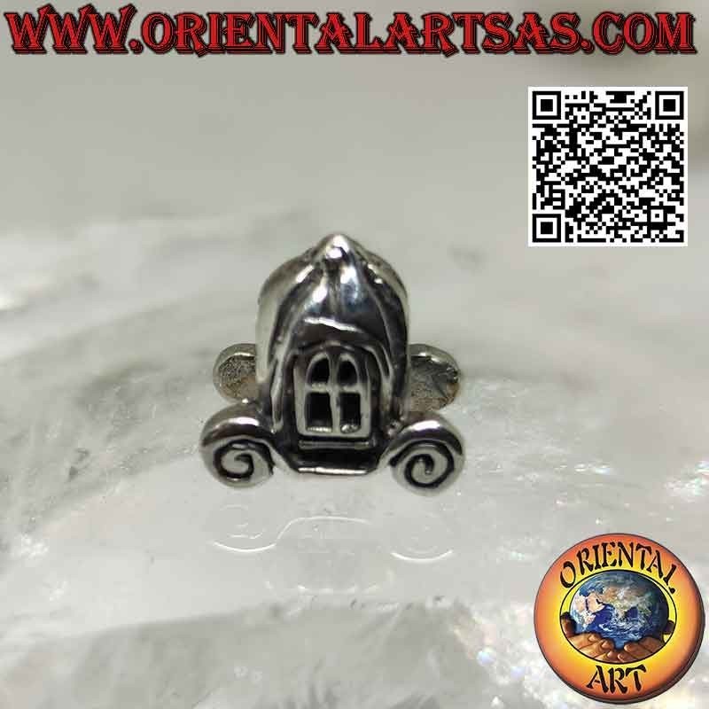 Silver charms in 925 ‰ silver, the carriage