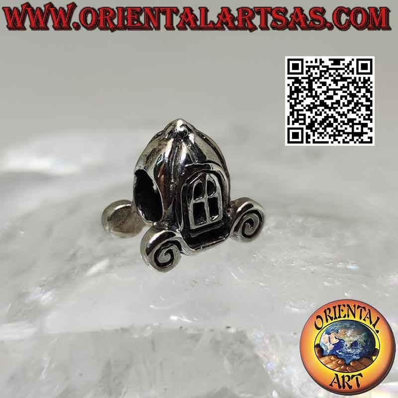 Dijes de plata en plata 925 ‰, el carruaje