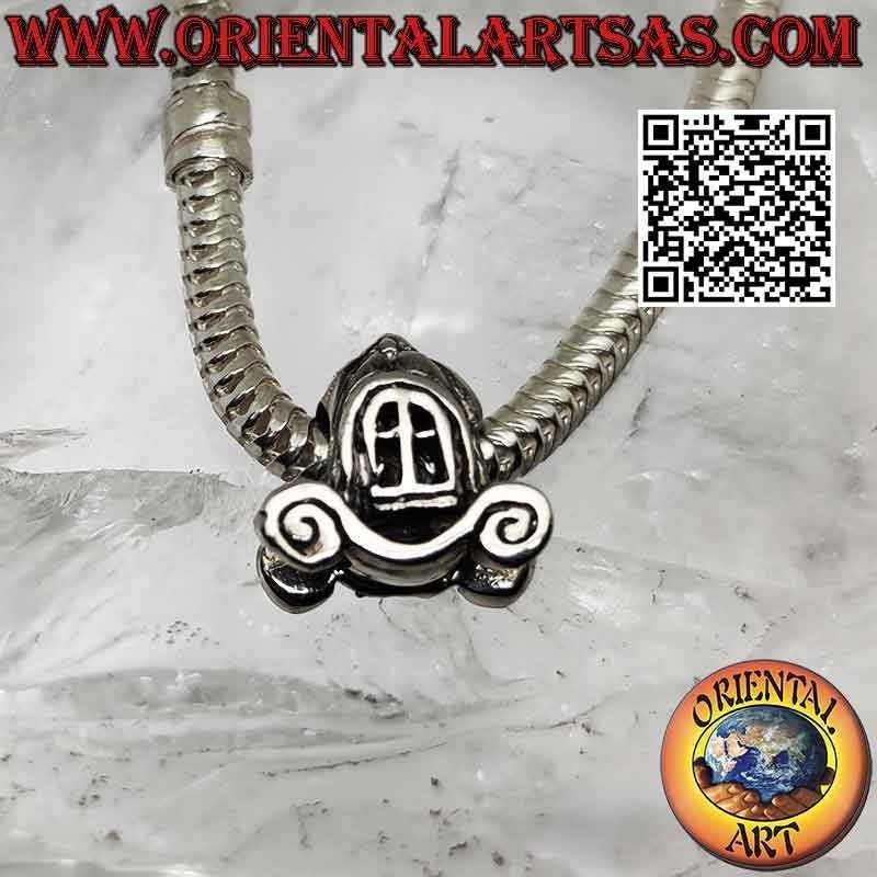 Charms in argento 925‰ , la carrozza