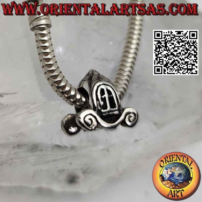 Charms in argento 925‰ , la carrozza