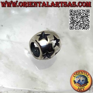 Dijes de plata en plata 925 ‰, estrellas caladas