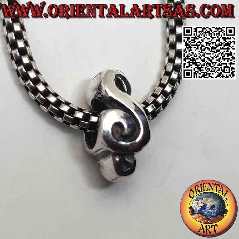 Charms in argento 925‰ , la chiave di violino o chiave di Sol