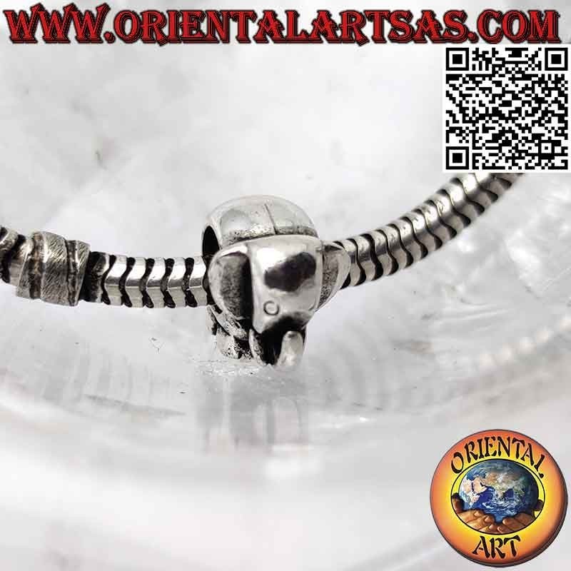 Breloques argentées en argent 925 ‰, l'éléphant