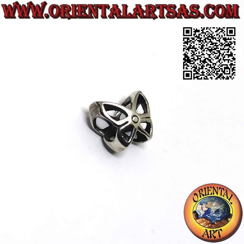 Silver charms in 925 ‰ silver, the perforated butterfly
