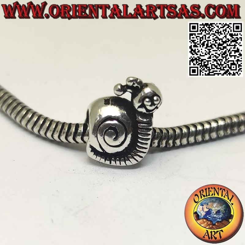 Silver charms in 925 ‰ silver, the snail or snail