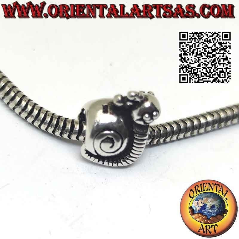 Silver charms in 925 ‰ silver, the snail or snail