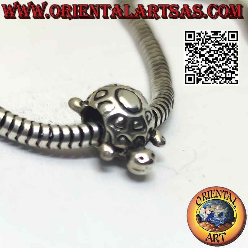 Charms de plata en plata 925 ‰, la tortuga
