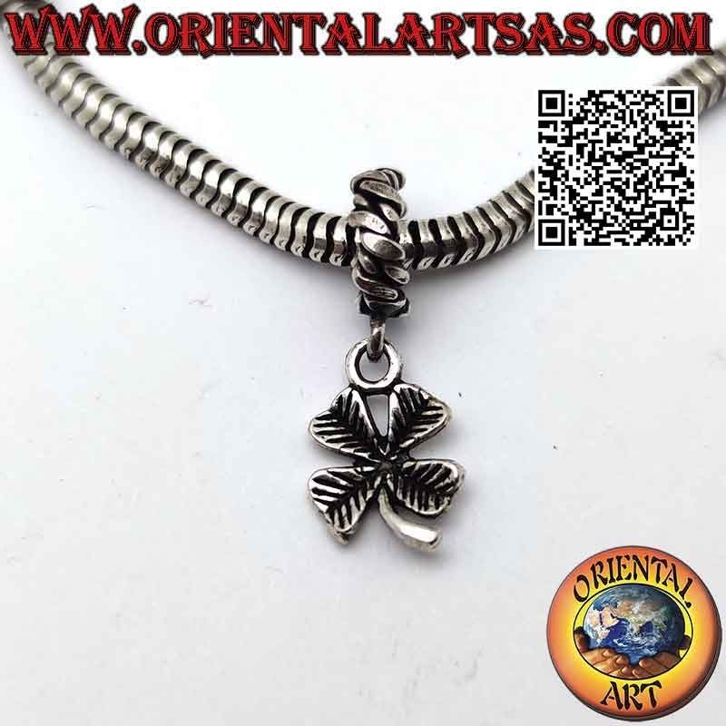 Charms in argento 925‰ , il quadrifoglio (pendente)