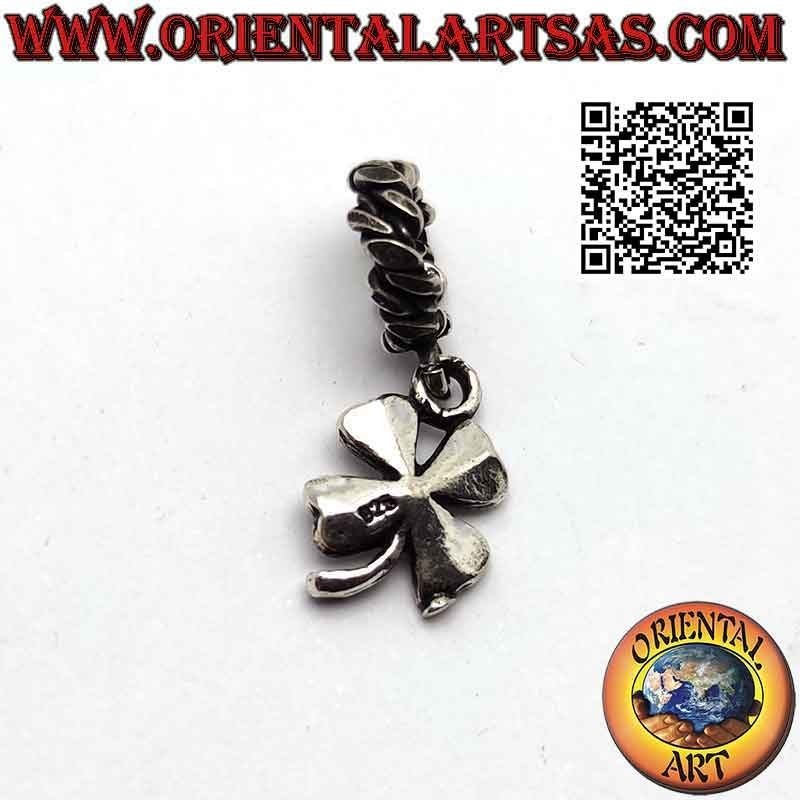 Charms in argento 925‰ , il quadrifoglio (pendente)