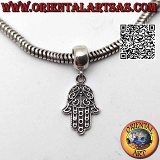 Charms in argento 925‰ , la mano di Fatima (pendente)
