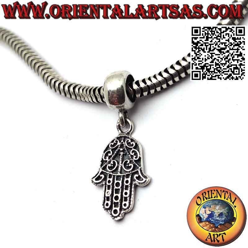Charms in argento 925‰ , la mano di Fatima (pendente)