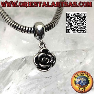 Charms in argento 925‰ , la rosa (pendente)