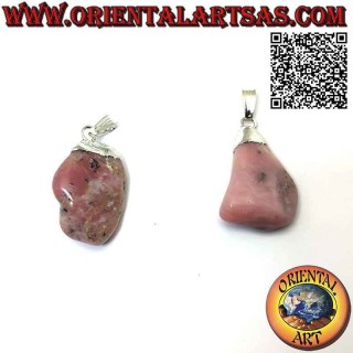 Opale Rosa Naturale Burattato: Ciondolo Anallergico | Oriental Art