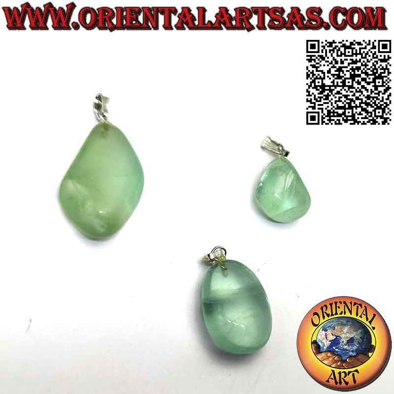 Fluorita Natural Pulida | Colgante Hipoalergénico