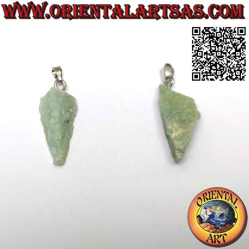Ciondolo Amazzonite Naturale Grezza Anallergico | Oriental Art