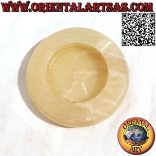 Classic ashtray in hand-polished alabaster