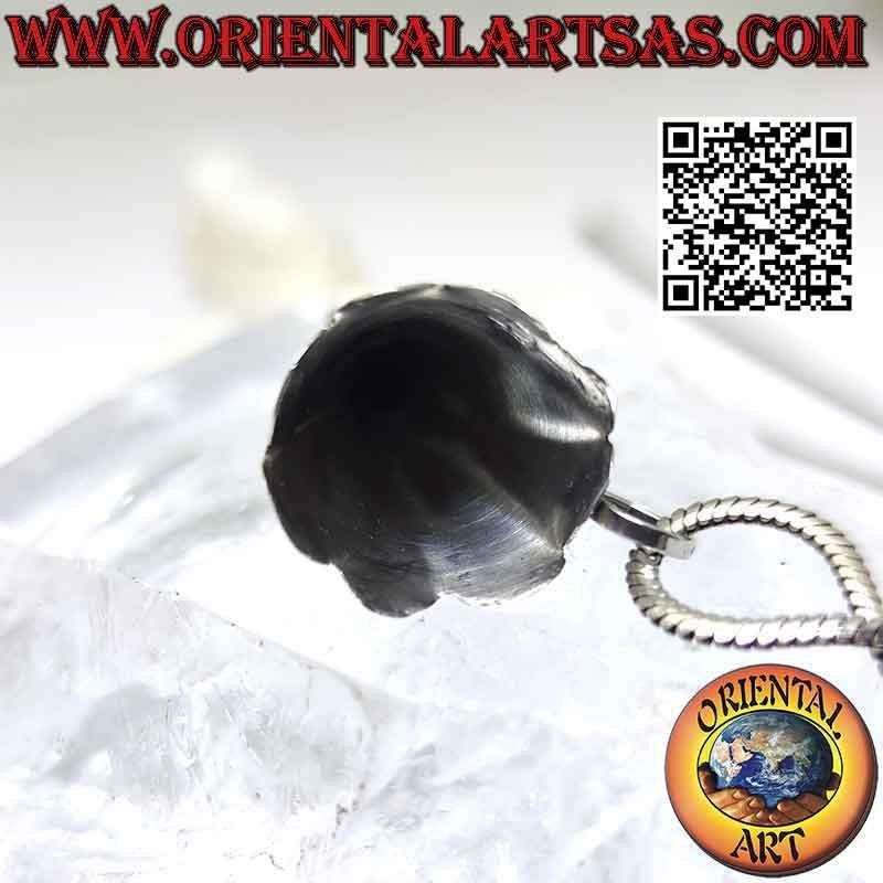 Colgante de plata, embudo de perfume (funcional)