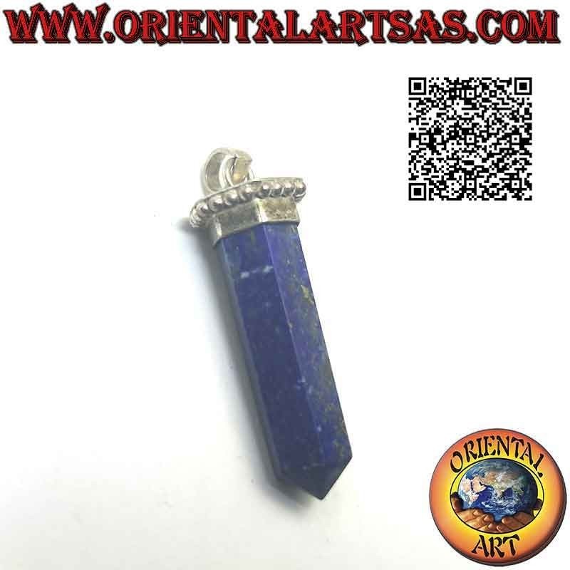 Pendentif Lapis-lazuli Hexagonal Naturel - Hypoallergénique
