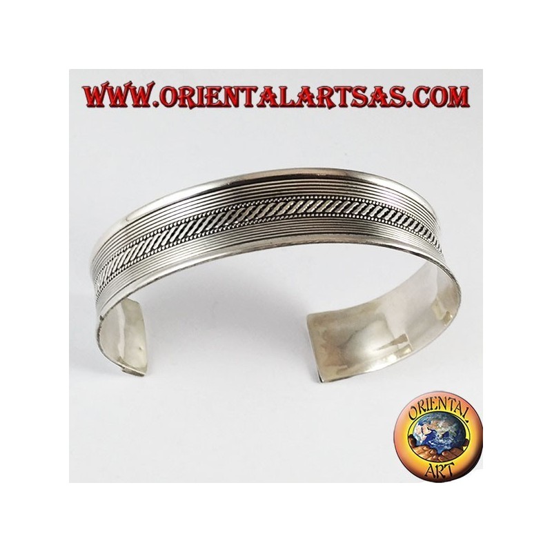 Silber-Armband, hart Flexleitungen 