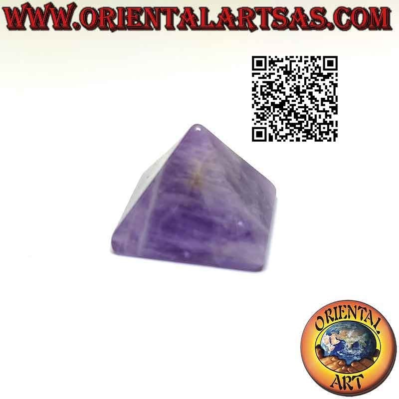 20mm x 20mm Amethyst Pyramid