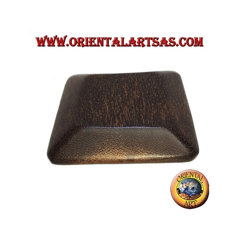 Plateau valet carré en bois de cocotier