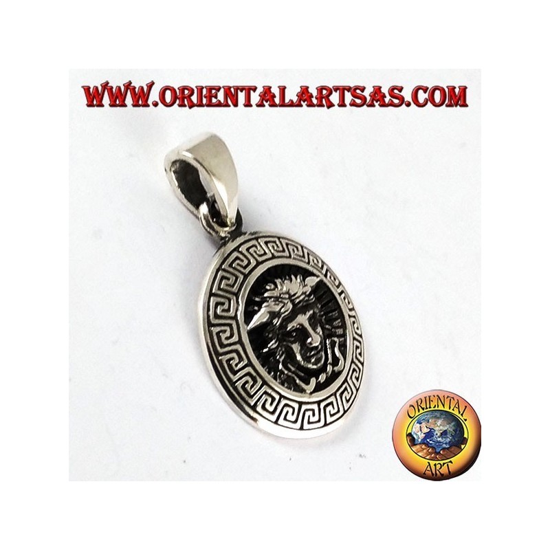 Silver Pendant, Medusa