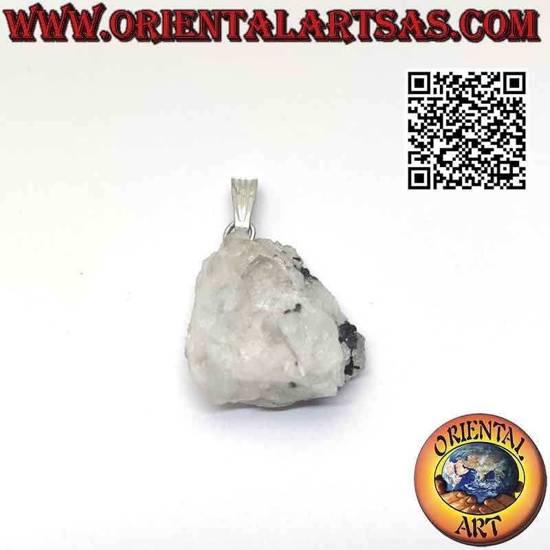 Mondstein Anhänger roh & hypoallergen | Naturstein Schmuck | Oriental Art