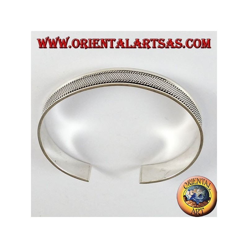 Tight Pulsera de plata, diseño de redes